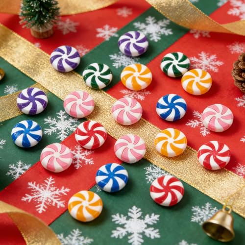 Purple White Candy Cane Christmas Ornaments Bulk Set - 100PCS Holiday Decor