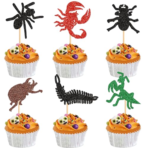 Animal Cupcake Toppers 30 Pack Kids Birthday Party Decorations