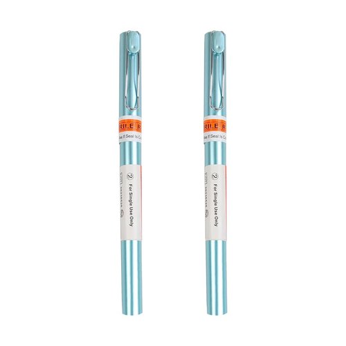 Tazrigo 2pcs 14G Emergency First Aid Kit Tension Pneumothorax Thoracic Needle Chest Decompression Needles Body Piercing Needle