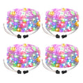 RGB Fairy String Lights 16.4ft 200 LEDs WS2812B IC Color Changing 4 Pack