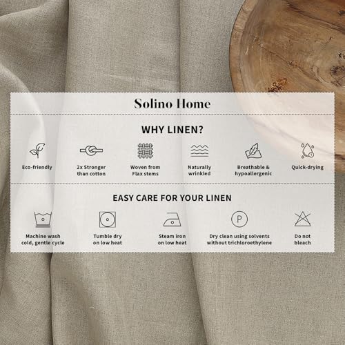 Pure Linen Tablecloth 60 x 90 Inches Natural & White Narrow Stripe - Handcrafted