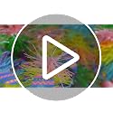 50FT Easter Tinsel Garland with Confetti Streamers - Spring Green, Purple, Yellow, Blue, Green, Pink Variations