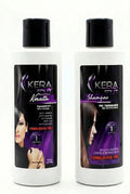 Kera Fruit Formaldehyde-Free Hair Keratin Treatment & Clarifying Shampoo Kit - 8oz (250ml) Smoothing System - Safe Frizz Control & Deep Hydration - Cirugia Capilar Sin Formol