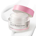 Hanskin Hyaluron Moisture Cream - Hydrating Korean Cream for Glass Skin | Hyaluronic Acid & Niacinamide | Lightweight for Sensitive & Dry Skin | 1.69 fl oz