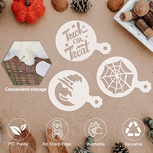 Halloween Cookie Stencils Set - Reusable Cake Decorating Tools with 36 Patterns - Halloween Style