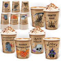 Halloween Disposable Paper Cups 48 Pack 9 oz Spooky Party Drinkware
