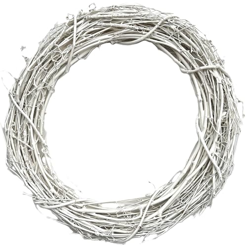 18-Inch Painted Grapevine Wreath for DIY Decor - Indoor & Outdoor Use