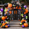 Halloween Balloon Arch Kit Garland - Black Halloween Party Decorations