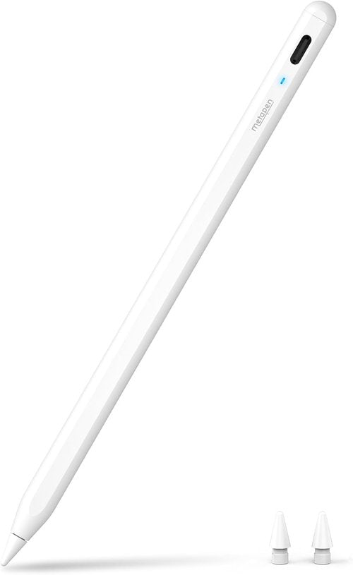 Metapen A8 iPad Pencil - Fast Charging Stylus Pen with Magnetic Attachment for iPad 6th-13th Gen