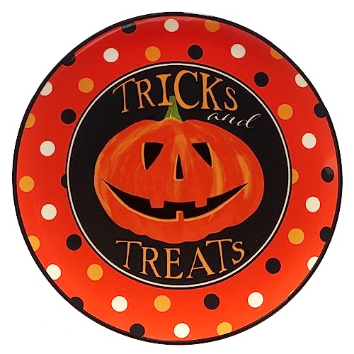 Halloween 8.75 Inch Salad & Dessert Plate Set - Medium, 4 Pack