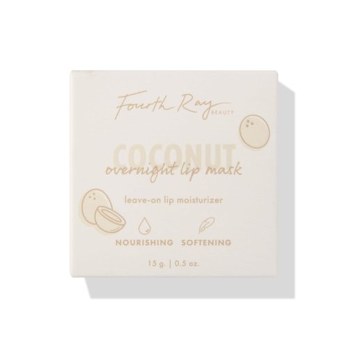 ColourPop Lip Mask - Leave-On Moisturizer & Overnight Treatment - Hydrates Dry Lips with Shea Butter, Squalane & Vitamin E - Coconut (0.5 oz)