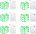 Green Battery Operated Fairy String Lights 13FT Waterproof with Timer - 6 Pack
