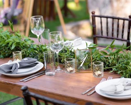 36pcs Clear Votive Candle Holders Set - Glass Tea Light Holders for Wedding and Home Decor - Uniform Size
