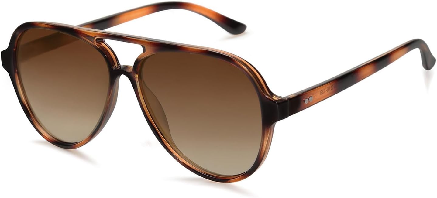 SOJOS Classic Polarized Aviator Sunglasses - Retro Trendy Shades for Men & Women | SJ2201