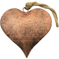Rustic Heart Hanging Bell Metal Wall & Door Decoration for Christmas & Weddings