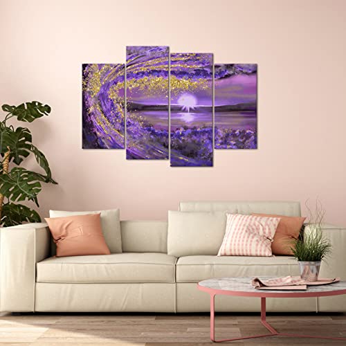 Ocean Wave Canvas Wall Art Set - Seascape Beach Artwork for Home & Office