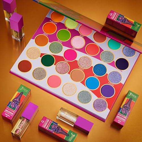 Iridescent Red Orange Duochrome Liquid Eyeshadow - Glitter & Shine, Multi-Color Makeup