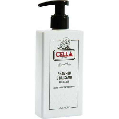 Cella Milano, 2‑in‑1 Beard Shampoo & Conditioner, 200 ml – Sulfate‑Free Beard Cleanser – Gentle, Hydrating Formula from Italy