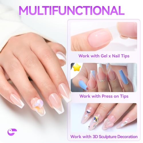 Super Strong Gel Nail Glue for Extensions and Press-On Nails - 30g, Bubble-Free, Fast Cure