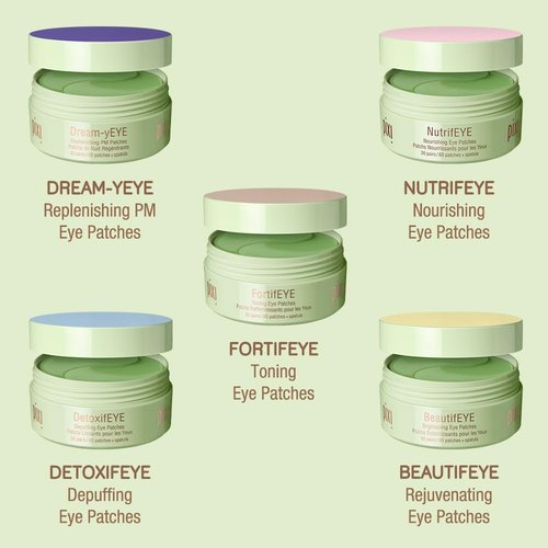 Pixi Beauty NutrifEYE Soothing Rose Under Eye Gel Patches | Eye Masks for Puffy Eyes with Rose, Aloe Vera, and Chamomile to Hydrate, Calm, and Depuff | 30 pairs / 60 patches