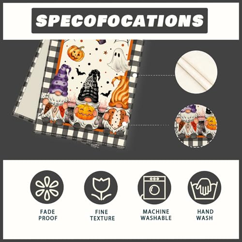 Halloween Gnome Table Runner 13x72 Inch Festive Table Decor