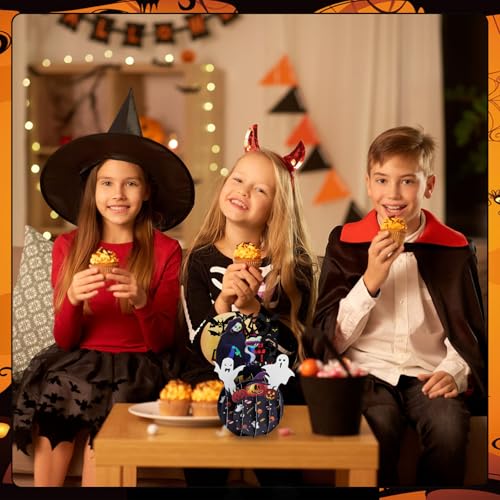 3D Halloween Ghost Greeting Card - Spooky Holiday Decorations & Gifts