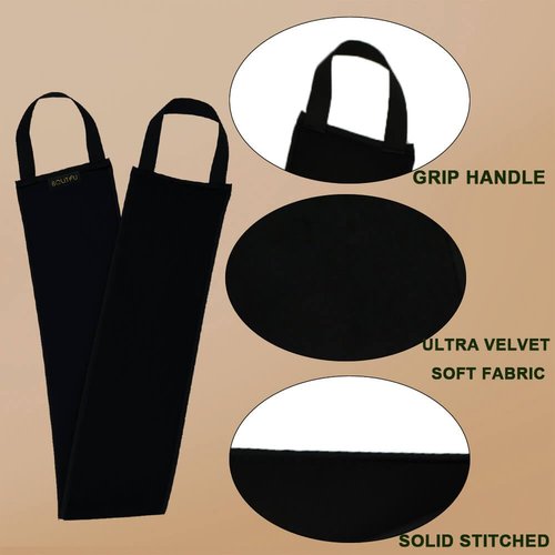 Self Tanning Mitt Applicator Kit by [Brand Name] - 4 Essential Tools for Streak-Free Tan | Black