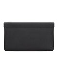Genuine Leather Pocket Cosmetic Bag for Purse,Coin Purse Lipstick Cosmetic Accessories Travel Pouch for Storage Waterproof Portable No Zipper Self-closing Small Makeup Pouch (Black)