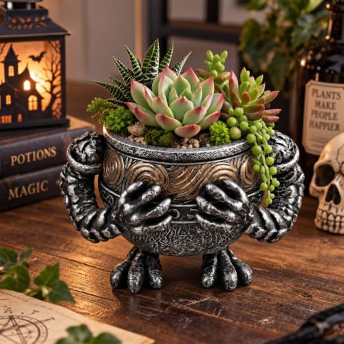 Resin Magic Pot Lamp Statue - Game Themed Table Decor for Collectors & Fans