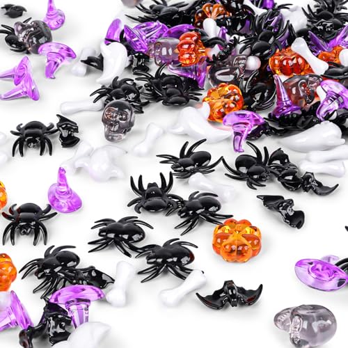Halloween Vase Fillers Set - 180-200 Acrylic Decorations for Party & DIY Decor