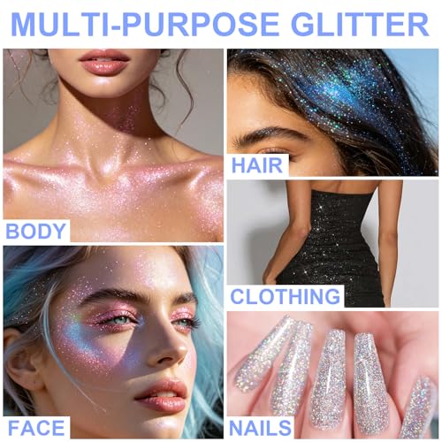 Rainbow Glitter Hair & Body Spray Set - Pink & Sparkling Pink Variation