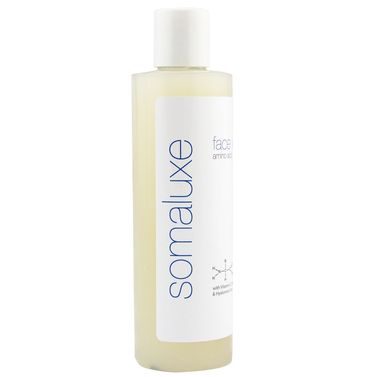 Somaluxe Hyaluronic Acid Face Wash - Vitamin C Anti-Aging Daily Cleanser for All Skin Types, 8oz