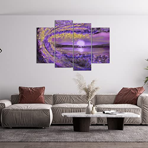Ocean Wave Canvas Wall Art Set - Seascape Beach Artwork for Home & Office