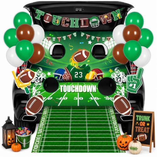 Halloween Car Decorations Kit Football Theme Trunk or Treat Party Supplies