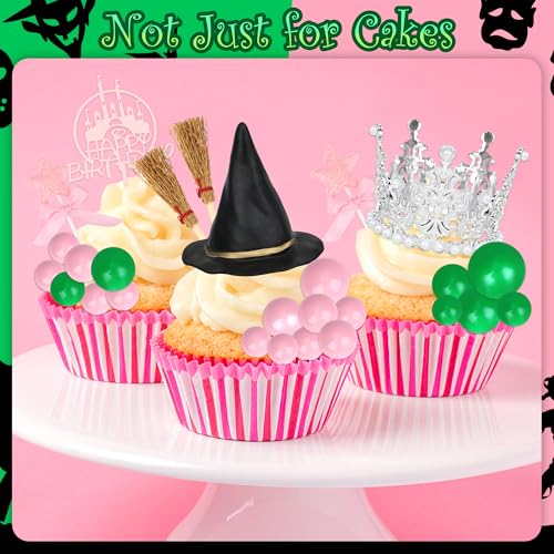 Princess Witch Cake Topper Set for Birthday Party - Reusable Decor