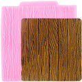 Wood Grain Tree Bark Silicone Mold for Cake Decorating - Style A