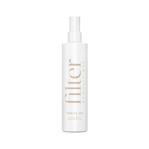 Filter by Molly-Mae Spritz Me Tanning Water | Moisturizing Self Tanner | Golden, Streak-Free Glow | Natural-Looking Sunless Tan | Fast Developing | Long-Lasting | Clear & Oil-Free | 200ml