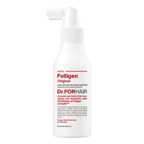 Dr.FORHAIR Folligen Tonic - Revitalizing Scalp Serum for Nourishment & Hair Thickening | 4.06 fl oz
