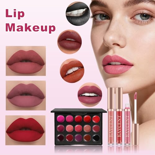 Red Makeup Gift Kit for Women and Teens Full Makeup Set for Girls