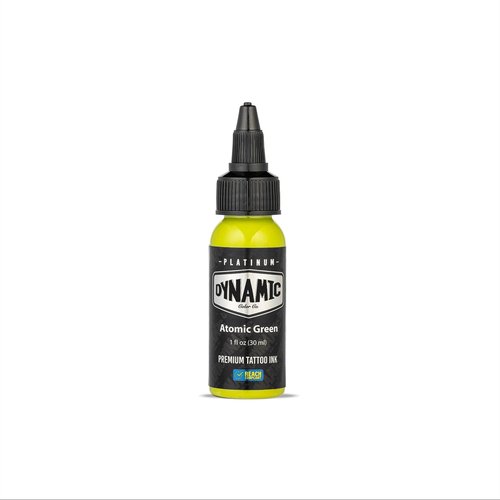 Dynamic Color Co- Earth Tattoo Ink Set - 5 Shades of Natural Brilliance: Atomic Green, Forest Green, Brown, Dark Green, and Emerald Green - Platinum Collection, Reach Compliance, Crafted in Spain
