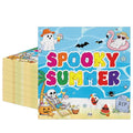 Summer Halloween Party Napkins - Ghost & Palm Tree Design, 50 Pcs