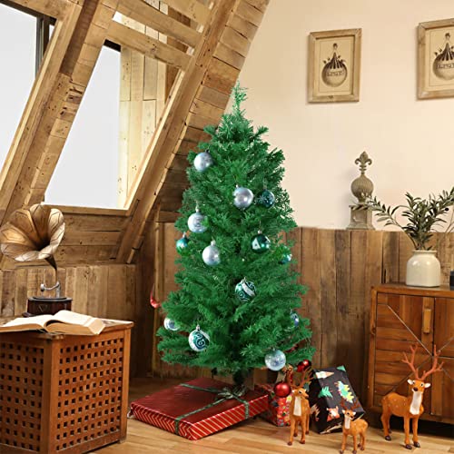 2 Foot Artificial Christmas Tree Xmas Pine Tree with PVC Stand - Green