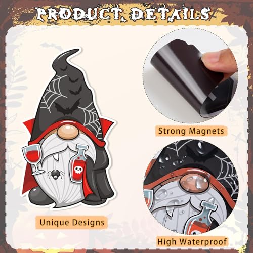 Halloween Magnet Set for Refrigerator Car and Home Decor - 13 Pieces