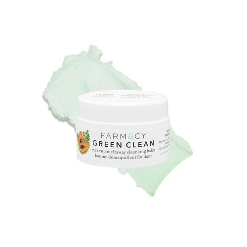 Farmacy Green Clean Makeup Remover Balm - Waterproof Oil Cleanser for Face | Hydrates & Softens Skin (12ml)