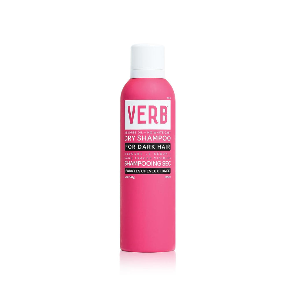 VERB Dry Shampoo Dark - Refreshing Spray to Absorb Oils & Extend Styles - Vegan, Paraben-Free
