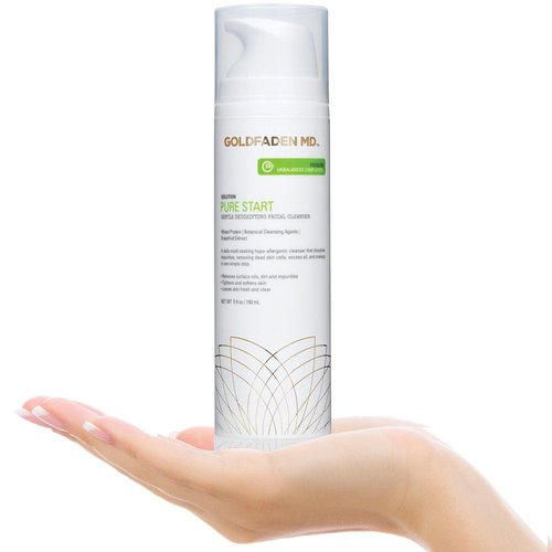 Goldfaden MD Pure Start Facial Cleanser - Gentle Detoxifying Formula | 5 Fl Oz