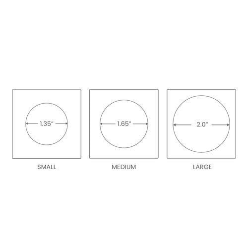 TataTattoos Temporary Realistic Nipple/Areola Tattoos – Non-Surgical for Mastectomy Recovery – for Post Breast Cancer Surgery (Auburn, Large (Pack of 20))
