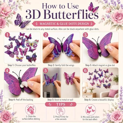 Purple Brown Double Stuffed Balloon Arch Kit with Butterfly Decor for Weddings & Parties - Variation of THIS listing