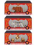 Carnival Circus Party Table Skirt Set - Jungle Animals, 6ft x 30in, 3 Pack