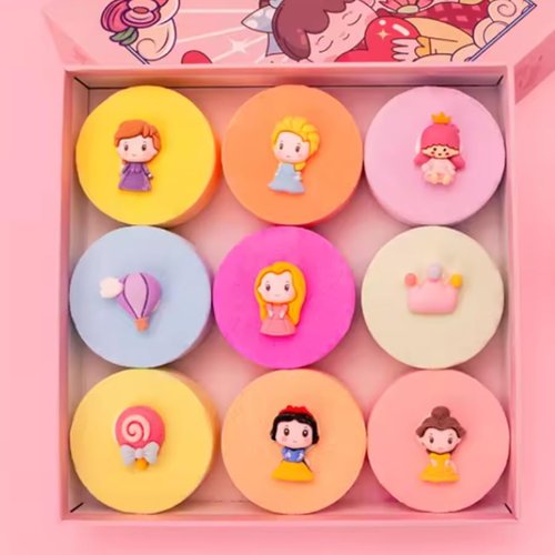 Leiky Life Princess Bath Bombs Luxury Fizzy Organic Natural Bath Bomb Gift Set Bubbling, 1 Count (Pack of 9), Variety